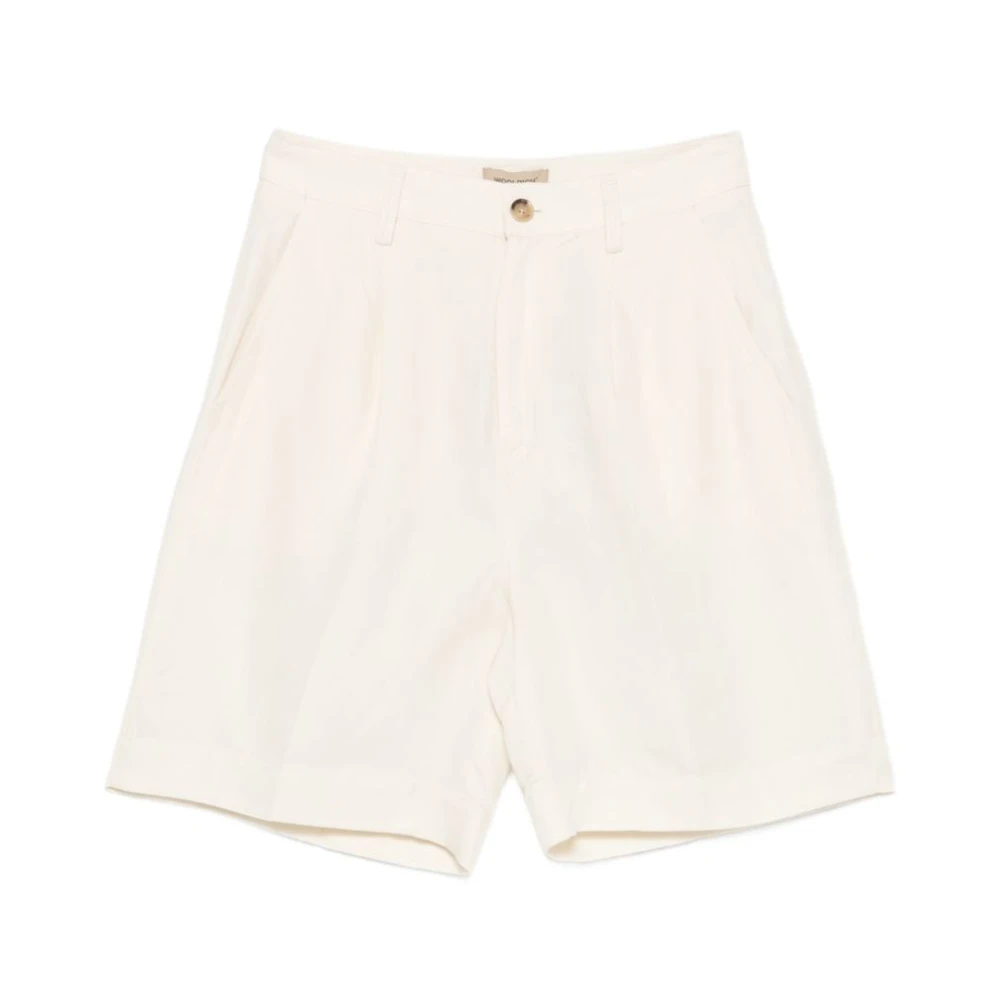 Woolrich Women's Beige Short Shorts, W30, Short Shorts