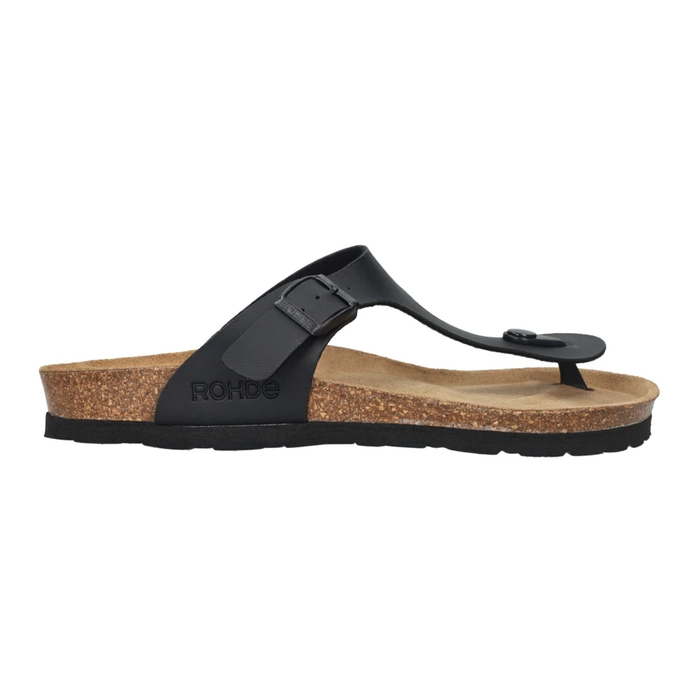 Rohde Mujer Negro - Flip Flops - Shoes - 41 Eu - Flip Flops