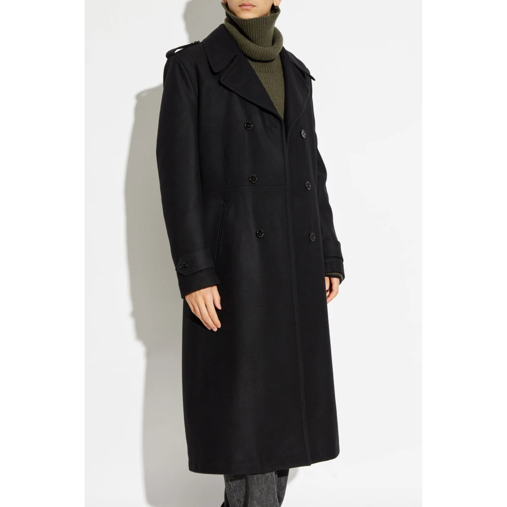 Dolce & Gabbana Wollen jas Black Heren