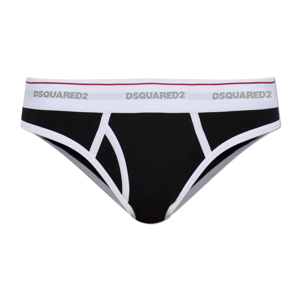 Dsquared2 Donna Nero Mutande, 2XL, New,