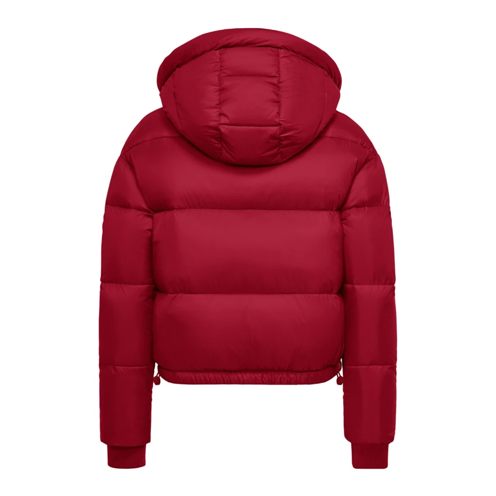 BomBoogie Riga Jas Nylon donsjas met hoge dichtheid Red Dames