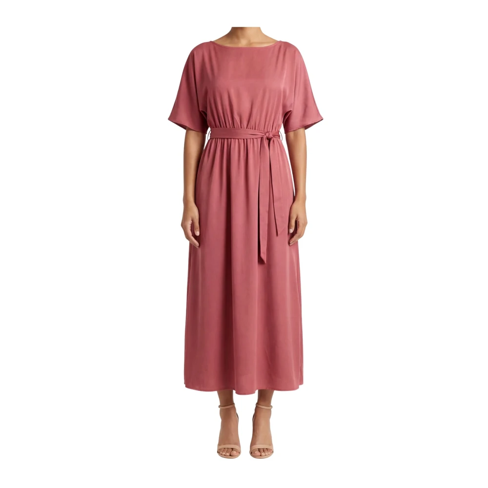 Weekend Max Mara Women's Red Midi Dress - Midi Dresses - S - Dresses