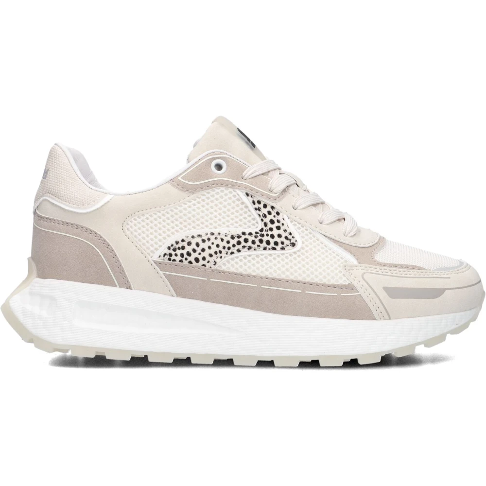 Maruti Witte Suède Lage Sneakers Dames Schoenen Beige