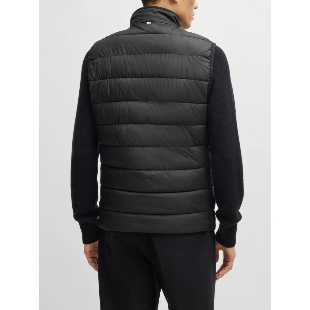 Hugo Boss Zwart Outerwear voor stijlvolle uitstraling Black Heren