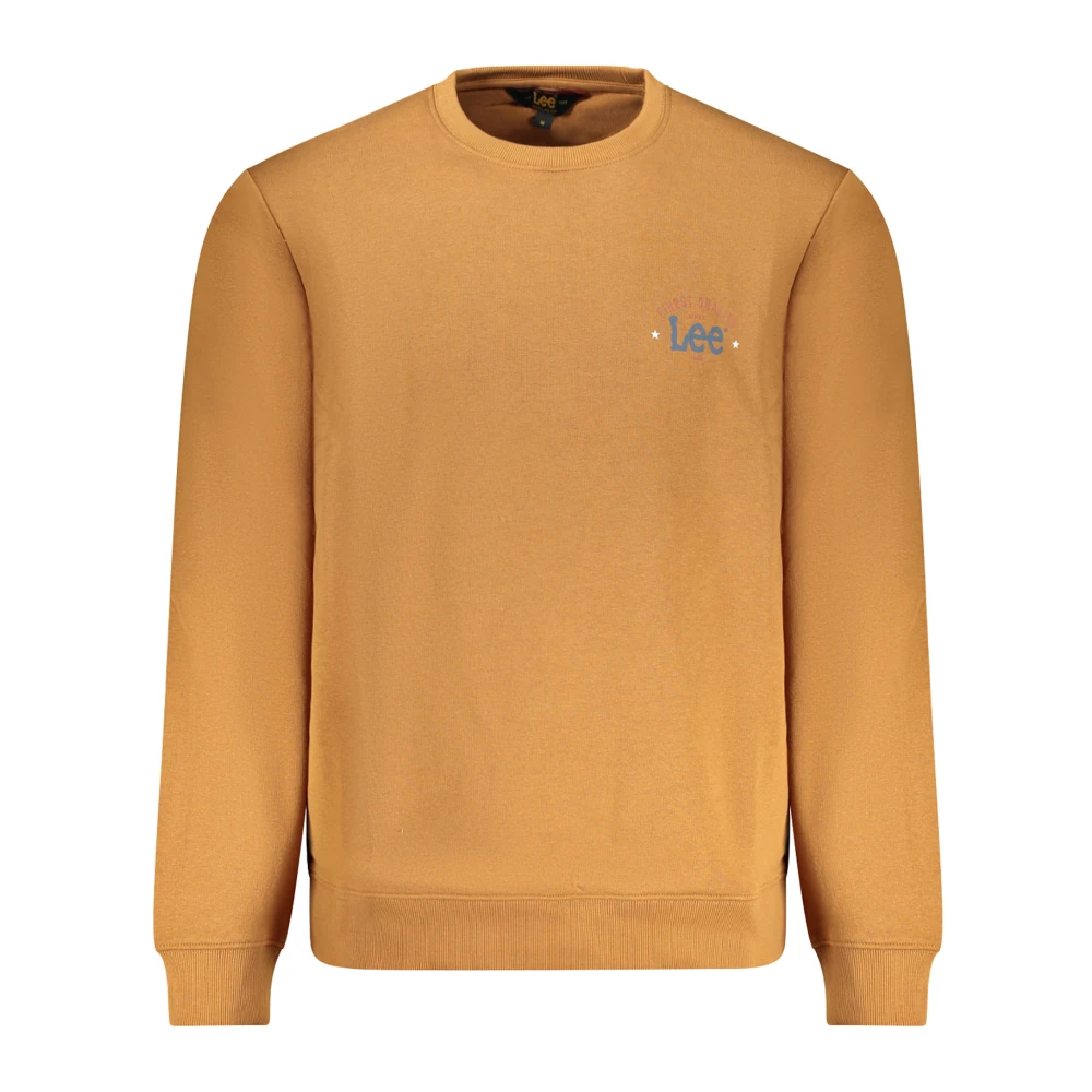 Lee Men's Brown Sweatshirts, S, Long Sleeve Sweatshirt