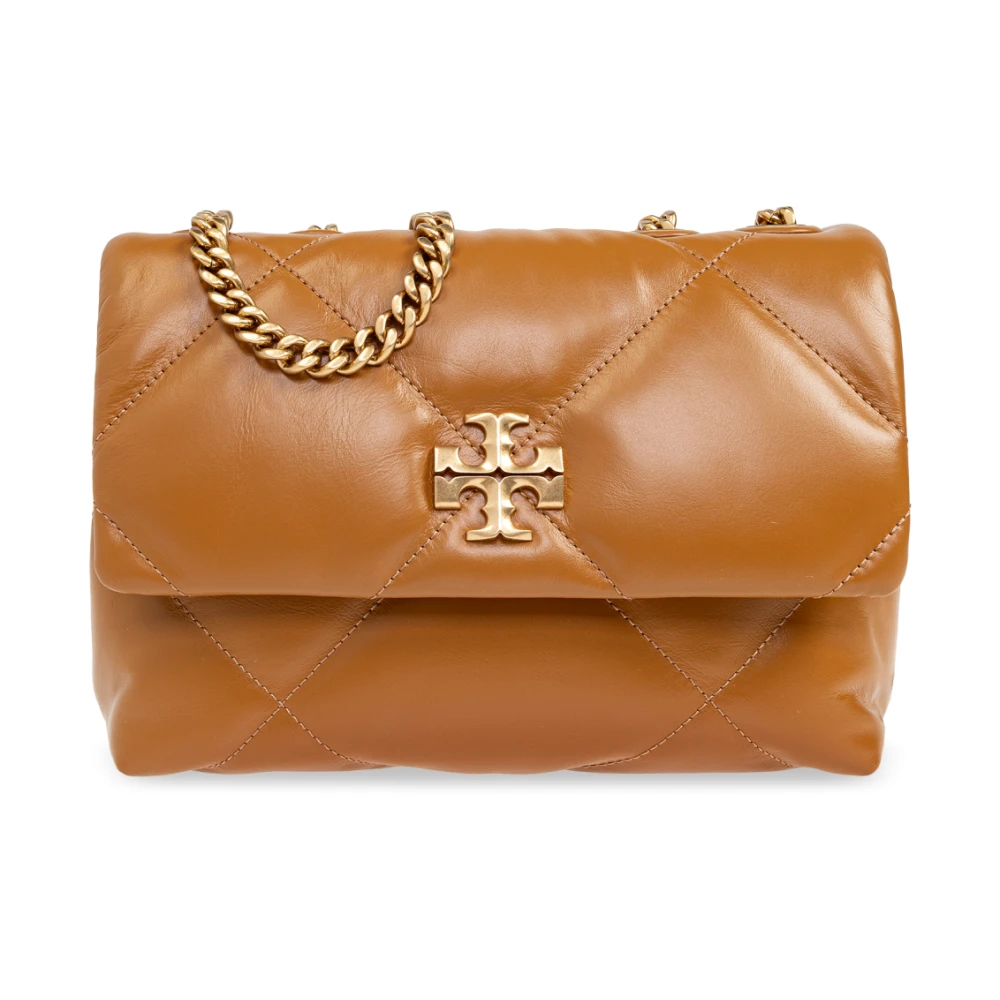 TORY BURCH Kira Diamond Kleine Schoudertas Brown Dames
