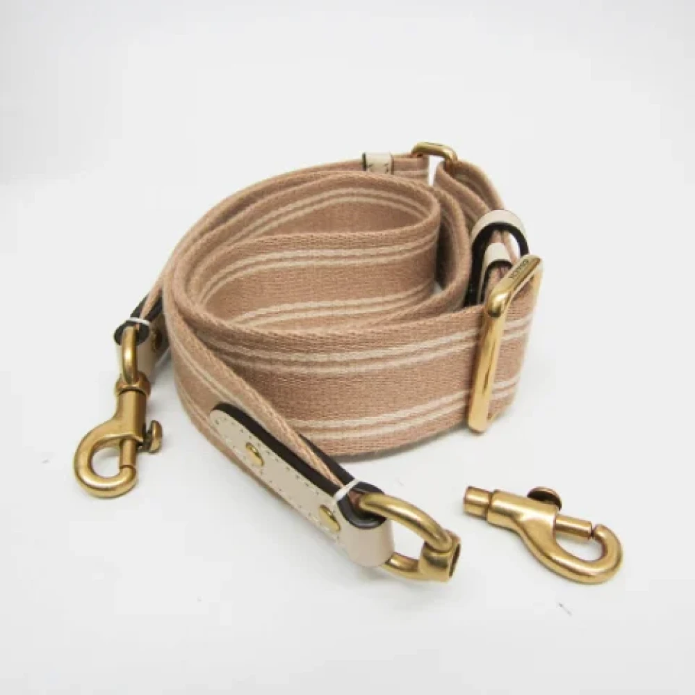 Coach Pre-owned Leather shoulder-bags Beige Dames
