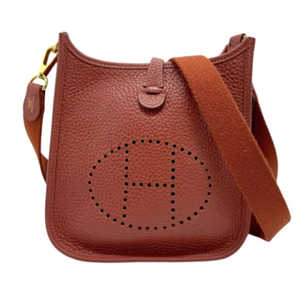 Hermès Vintage Pre-owned Leather shoulder-bags Brown Dames