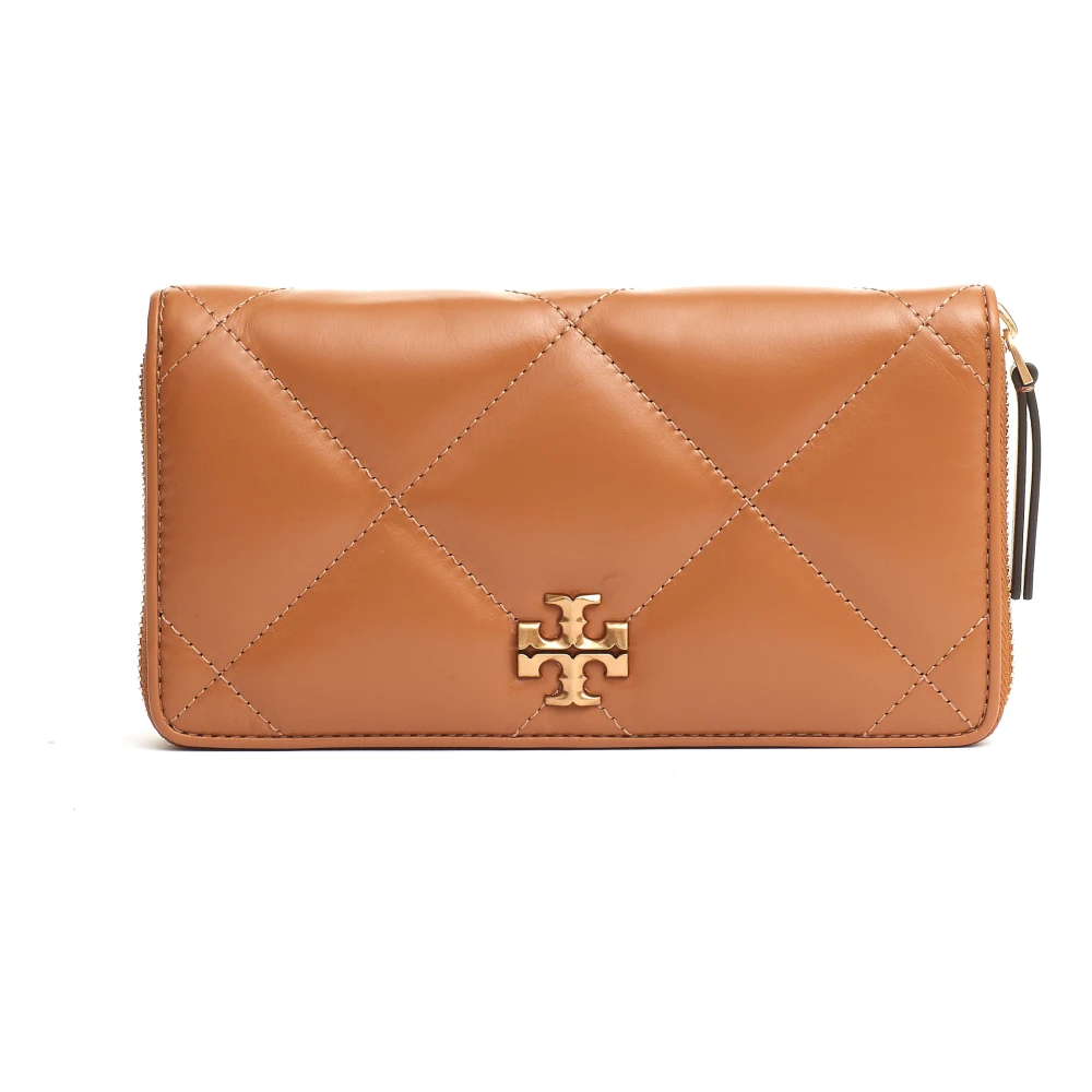 TORY BURCH Stijlvolle Dames Portemonnees in Cuoio Brown Dames