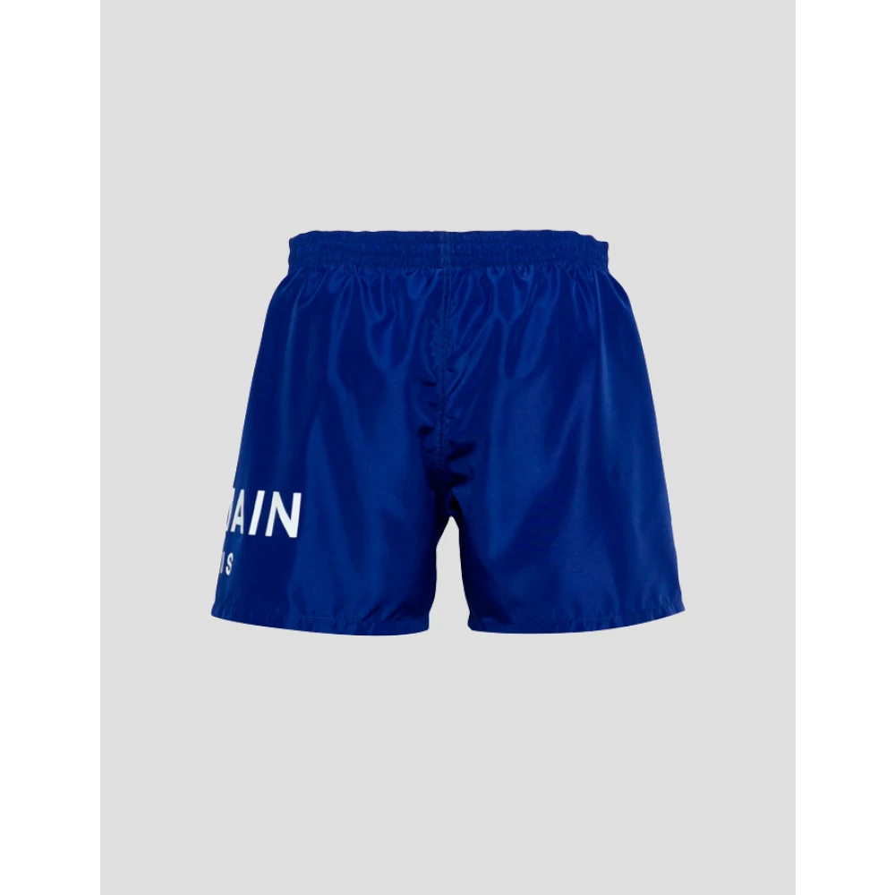 Balmain Blauwe Boxer Zwemkleding Blue Heren