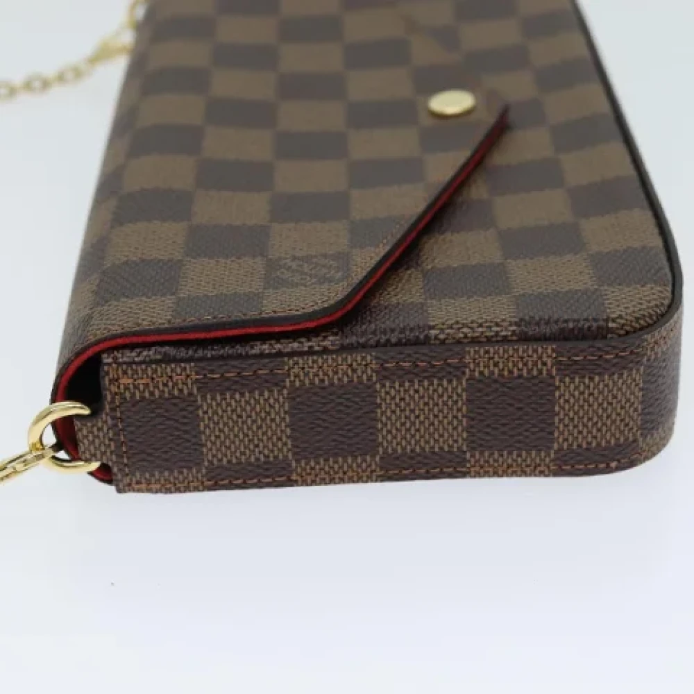 Louis Vuitton Vintage Pre-owned Canvas shoulder-bags Brown Dames