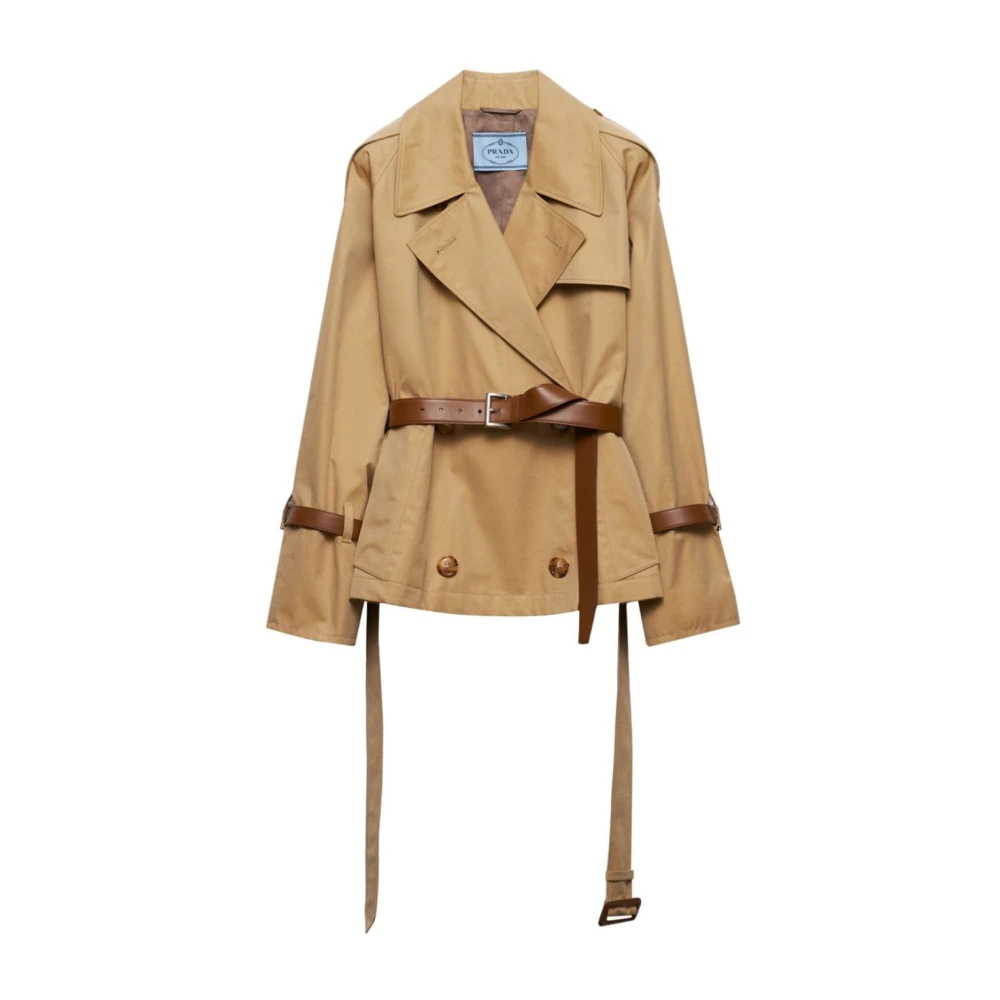Prada Beige Trenchcoat Damesjas Beige Dames