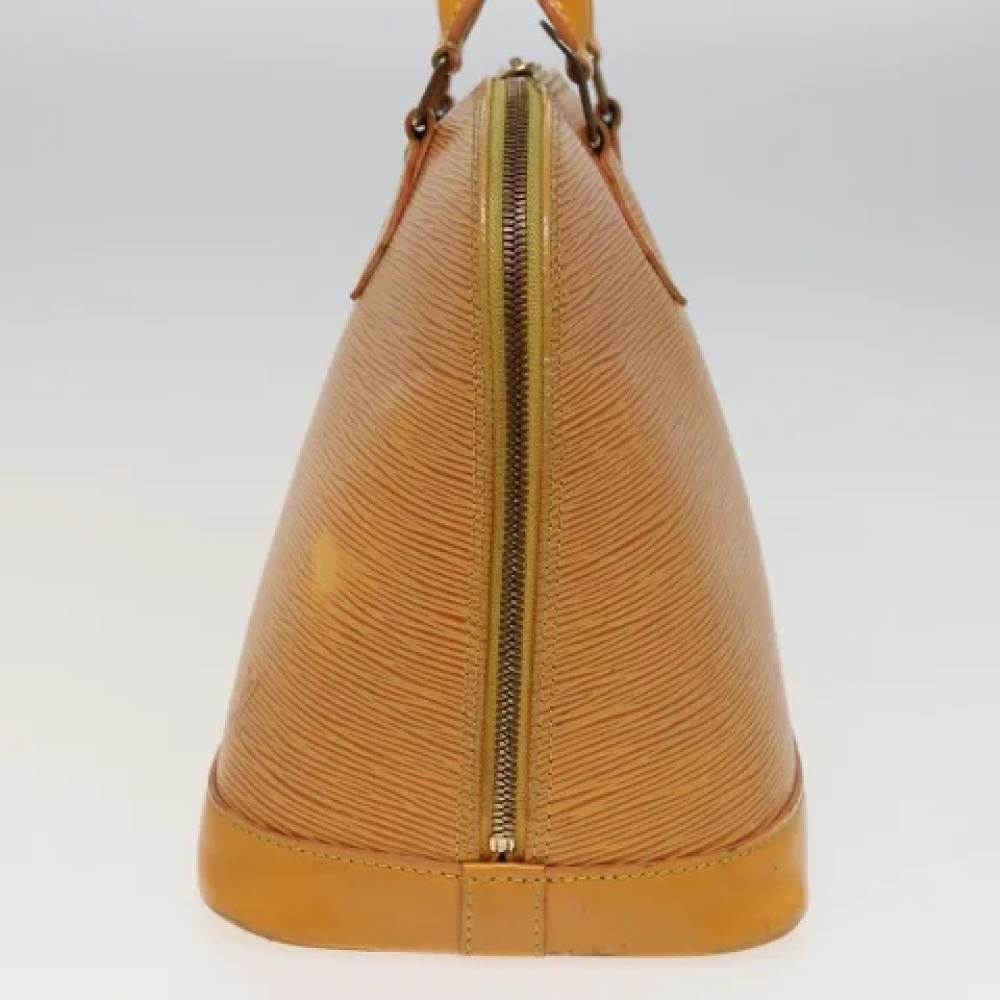 Louis Vuitton Vintage Pre-owned Leather handbags Yellow Dames