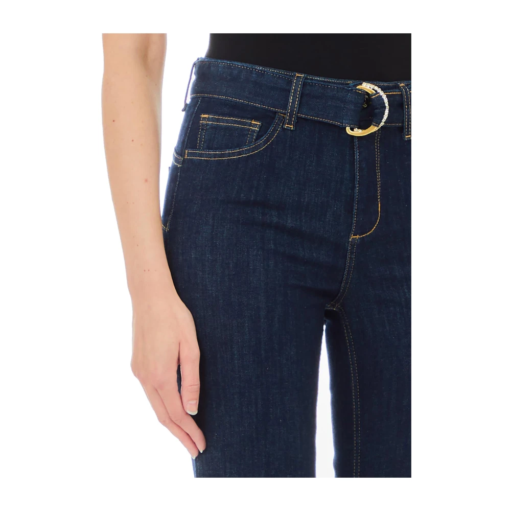 Liu Jo Flared Beat Jeans in Blauw Blue Dames