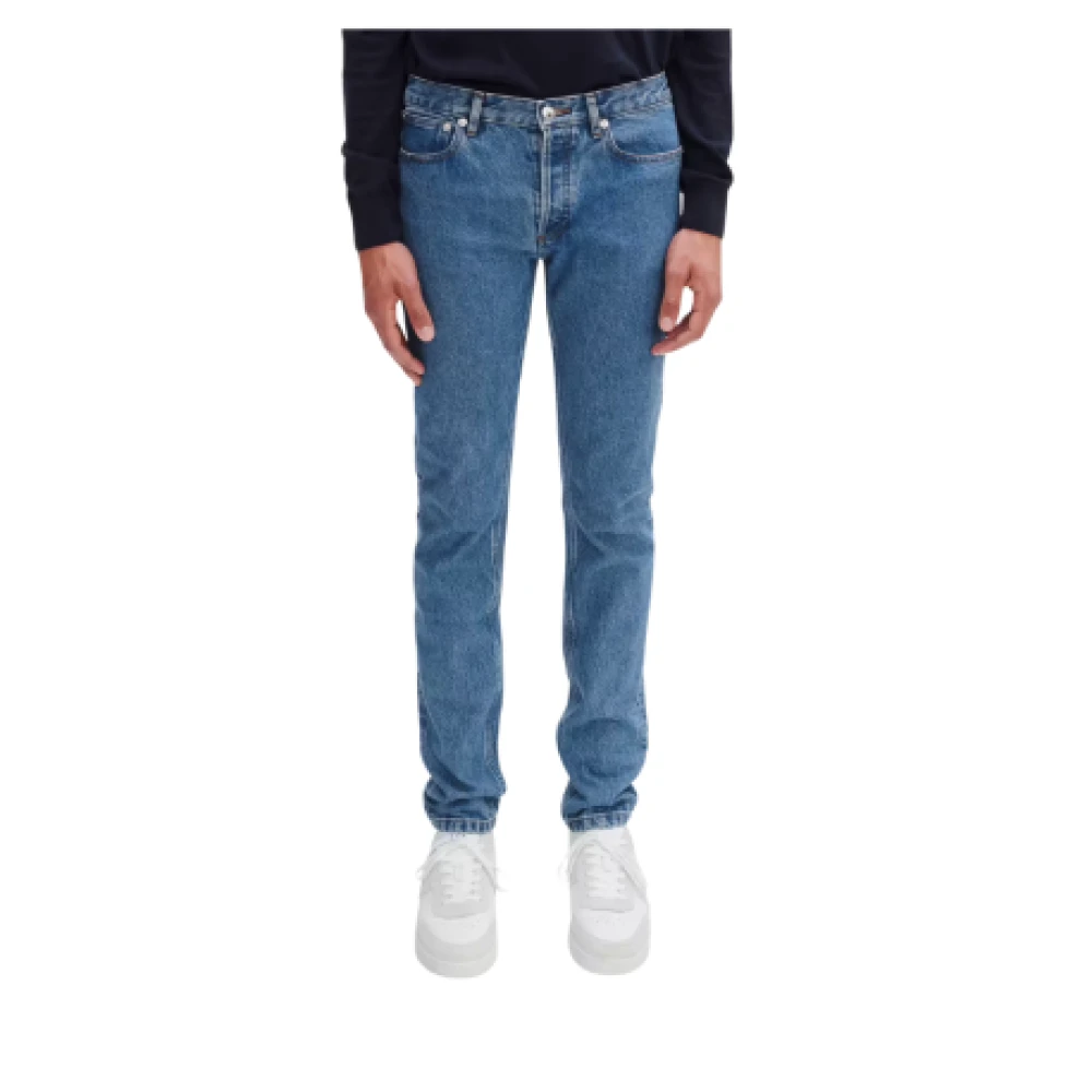 A.p.c. Japanse Denim Slim Fit Jeans Blue Heren
