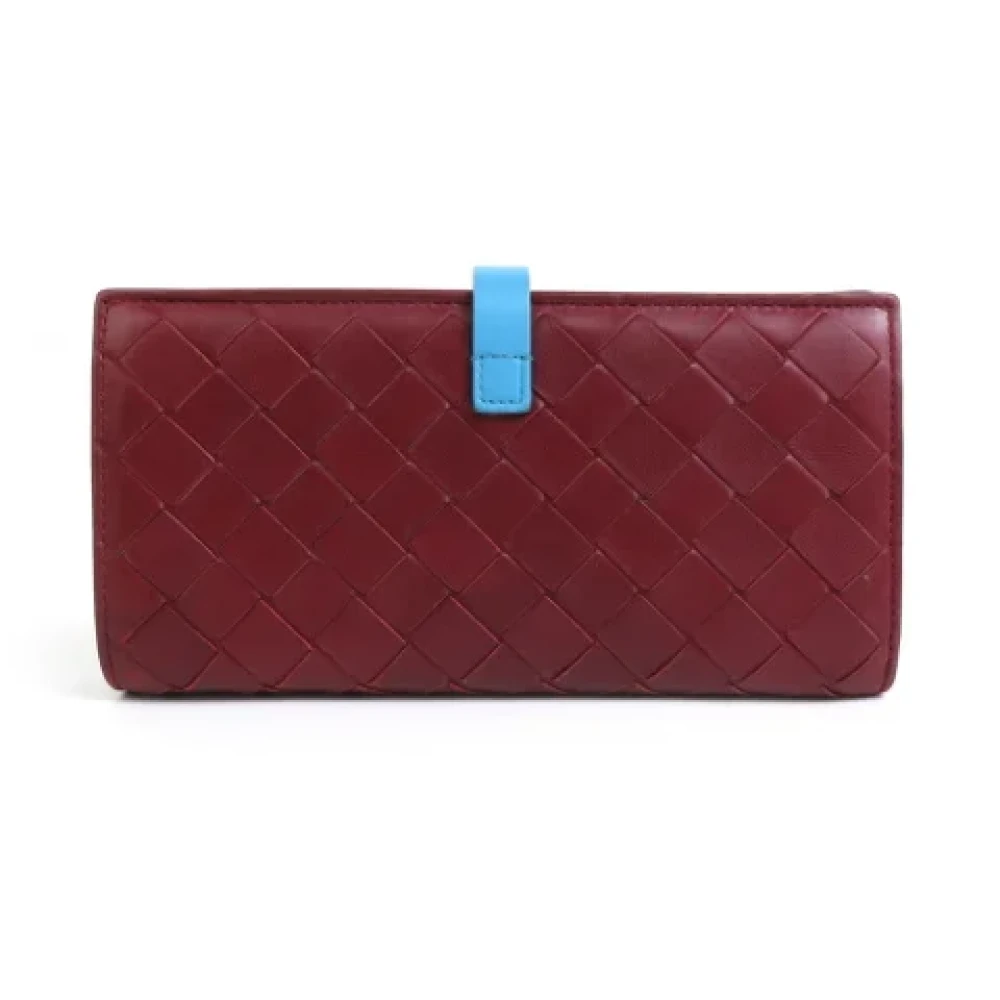 Bottega Veneta Vintage Pre-owned Leather wallets Brown Dames