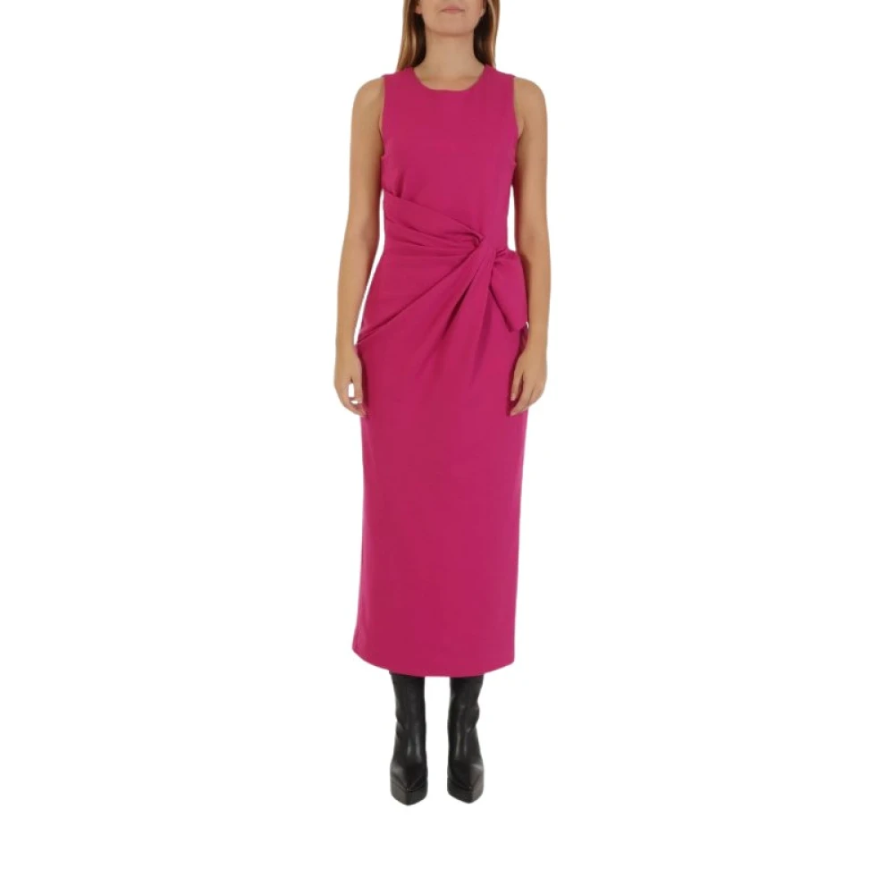Emporio Armani Rosa Midi Klänning