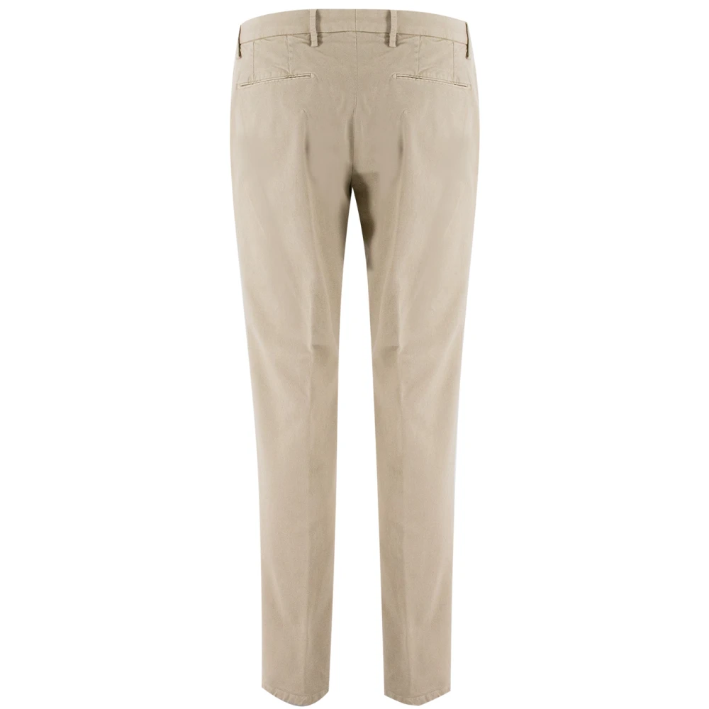 Michael Coal Slim Fit Capri Broek Beige Heren