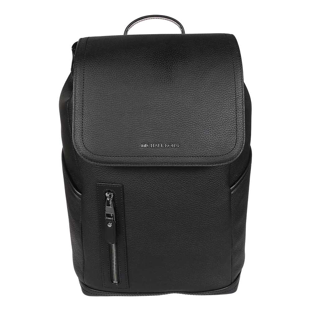 Michael Kors Modieuze Flap Rugzak Black Heren