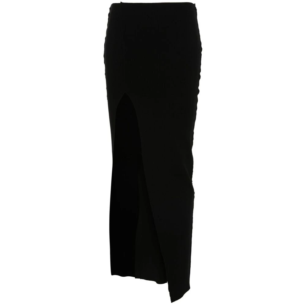 Rick Owens Maxi Rok Black Dames