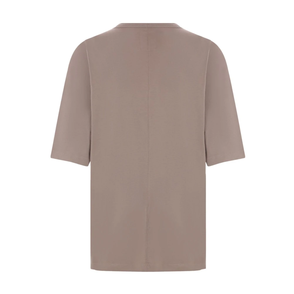 Moncler Oversized T-shirt in katoenen jersey Brown Heren