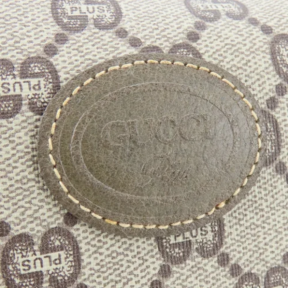 Gucci Vintage Pre-owned Canvas clutches Beige Dames