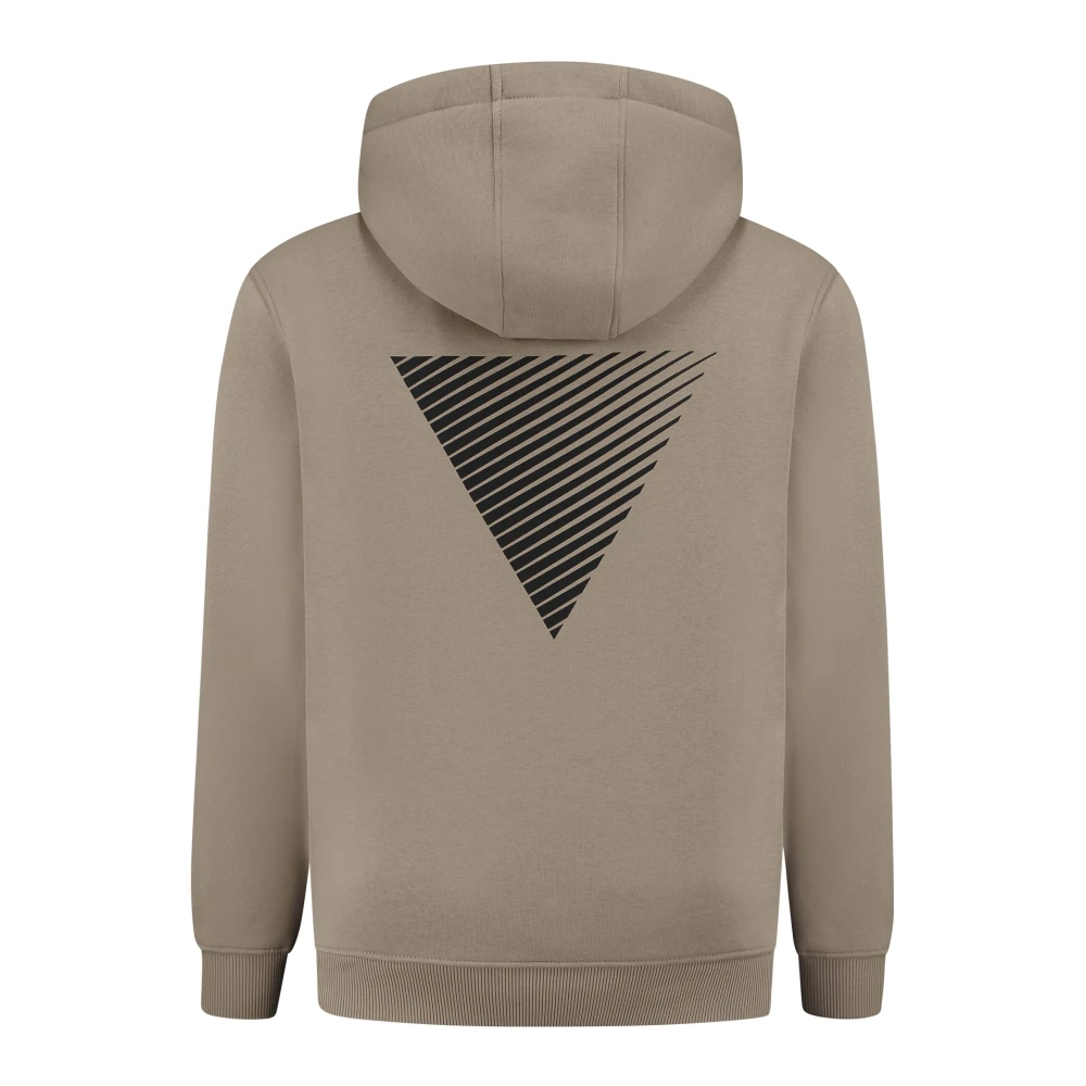 Pure Path Essential Logo Hoodie Beige Heren