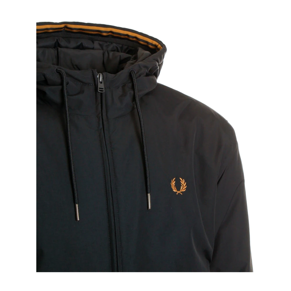 Fred Perry Capuchonjack Brentham stijl Blue Heren