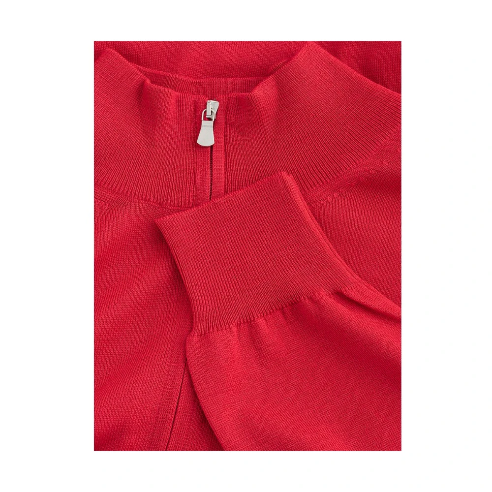 Gran Sasso Elegant wollen T-shirt voor mannen Red Heren