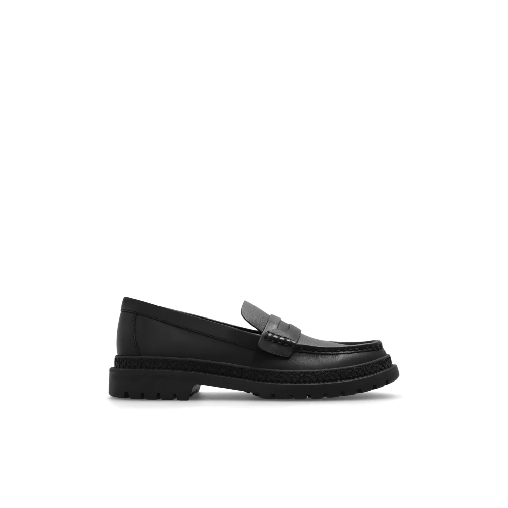 Coach Leren loafers Black Heren