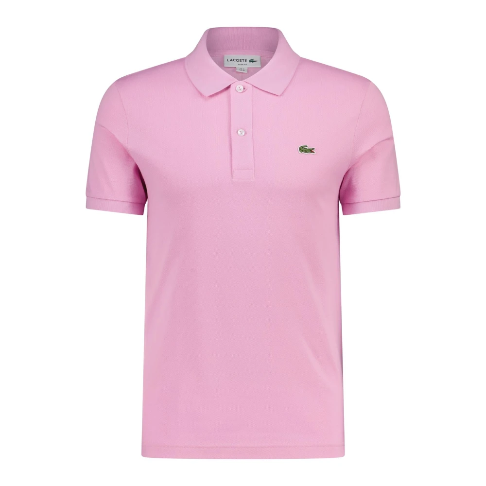 Lacoste Slim-Fit Poloshirt met Logo Pink Heren