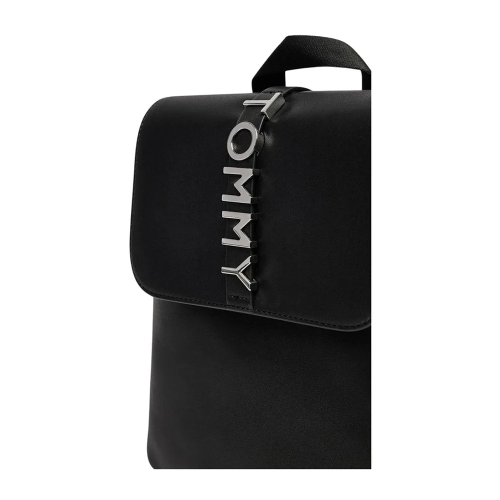 Tommy Jeans Moderne Polyurethaan Damesrugzak Black Dames