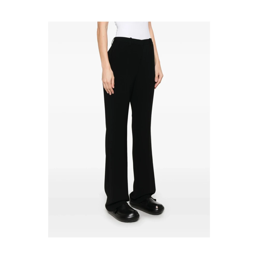 Theory Zwarte Broek met Voorknop Black Dames
