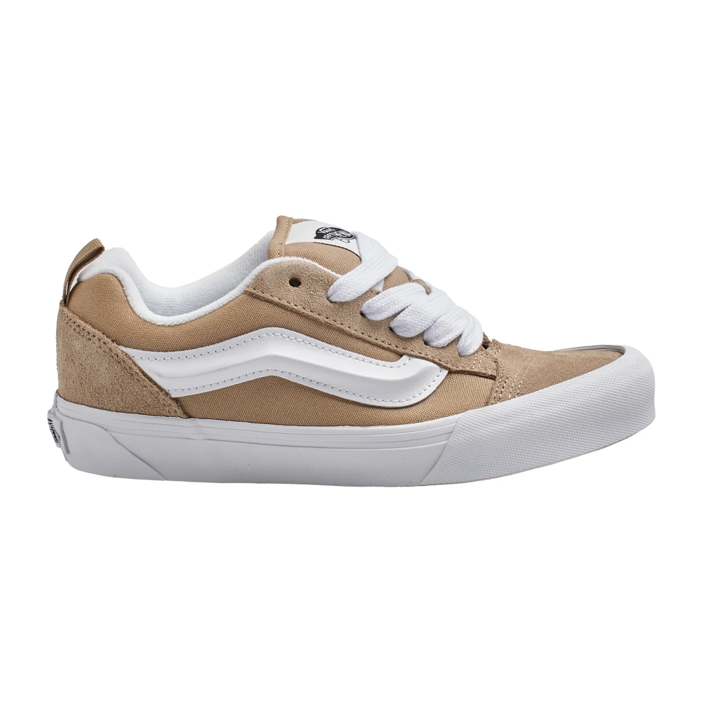Vans Men's Beige Sneakers, 2 Uk, Knu Skool Trainers