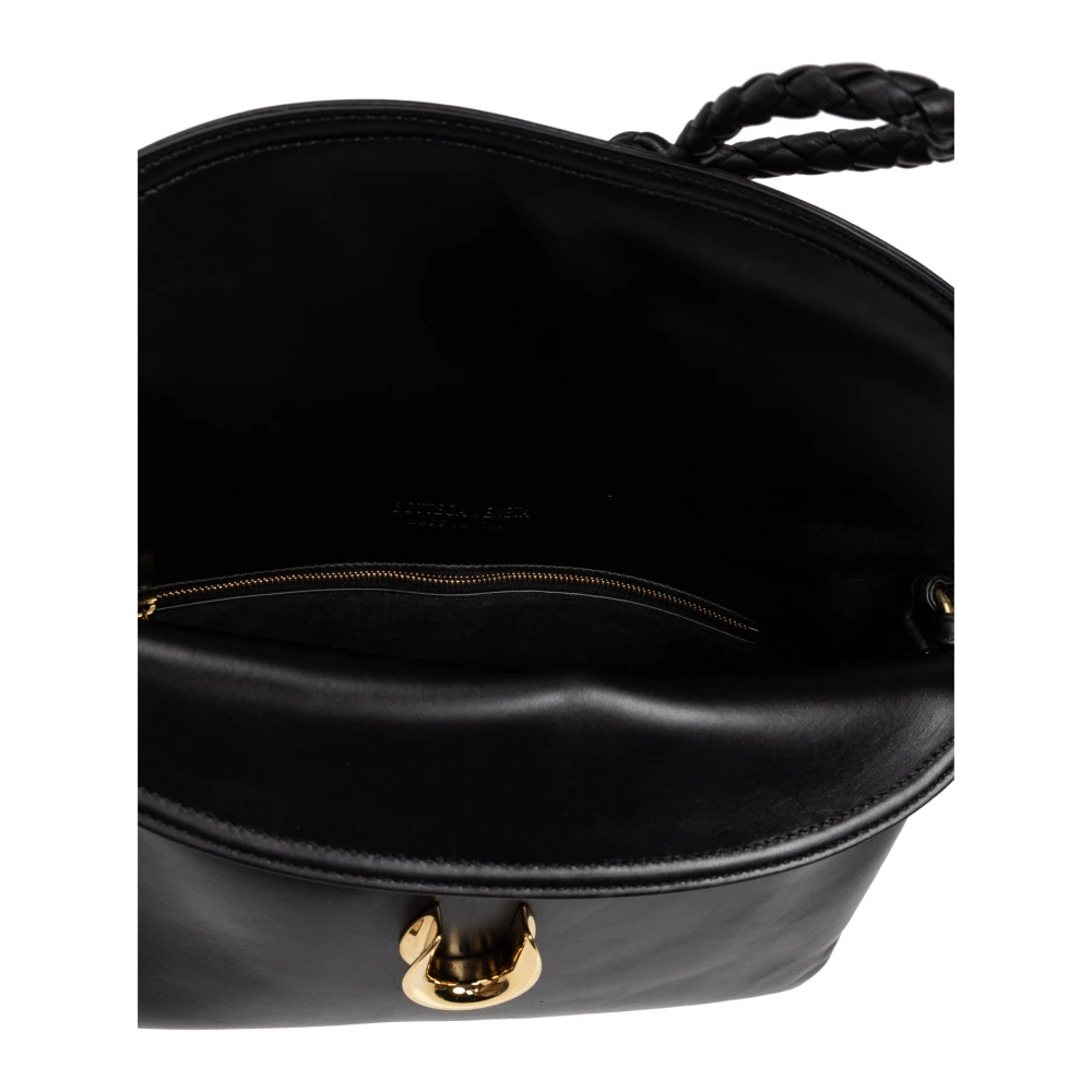 Bottega Veneta Schoudertas Liberta Medium Black Dames