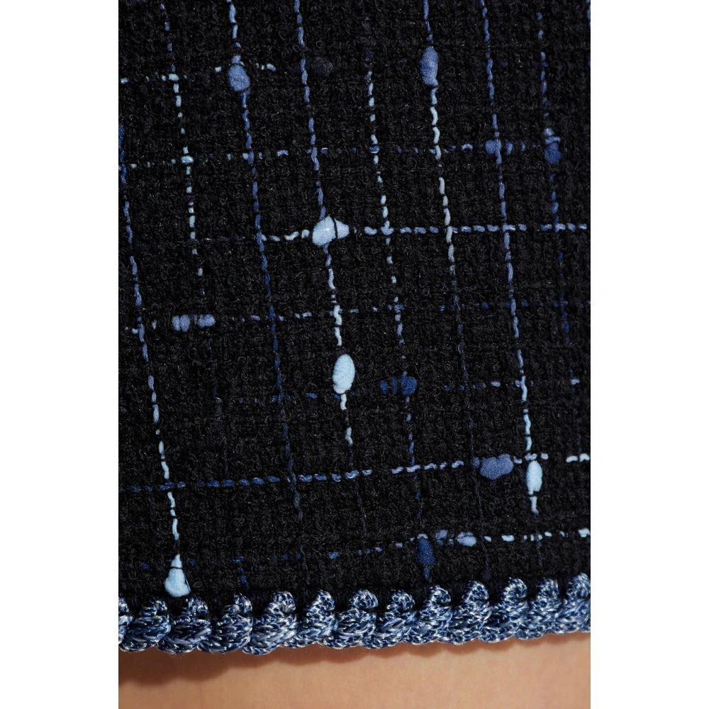 ETRO Tweed rok Black Dames