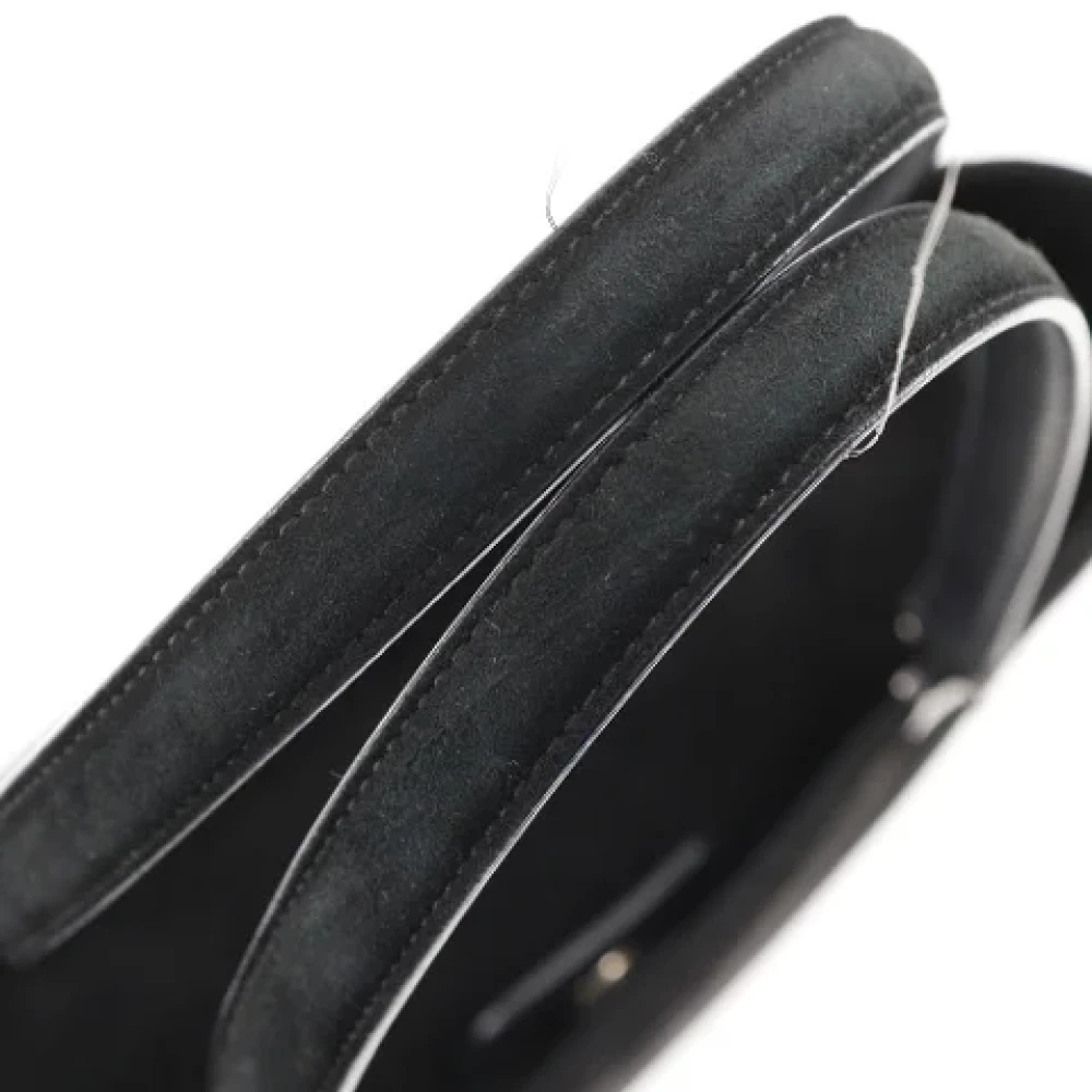 Salvatore Ferragamo Pre-owned Suede shoulder-bags Black Dames