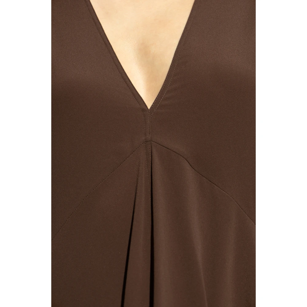 Rick Owens SL Tommykite V Jurk Brown Dames