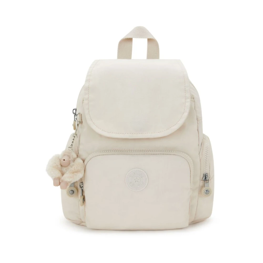 Kipling City Zip Rugzak Beige Dames