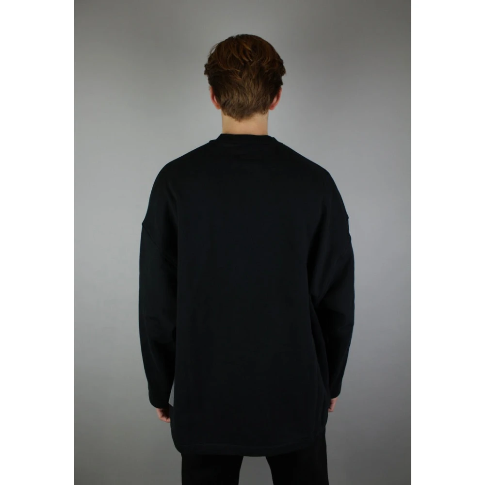 Fear Of God Zwart Heavy Fleece Hockeyshirt Black Heren