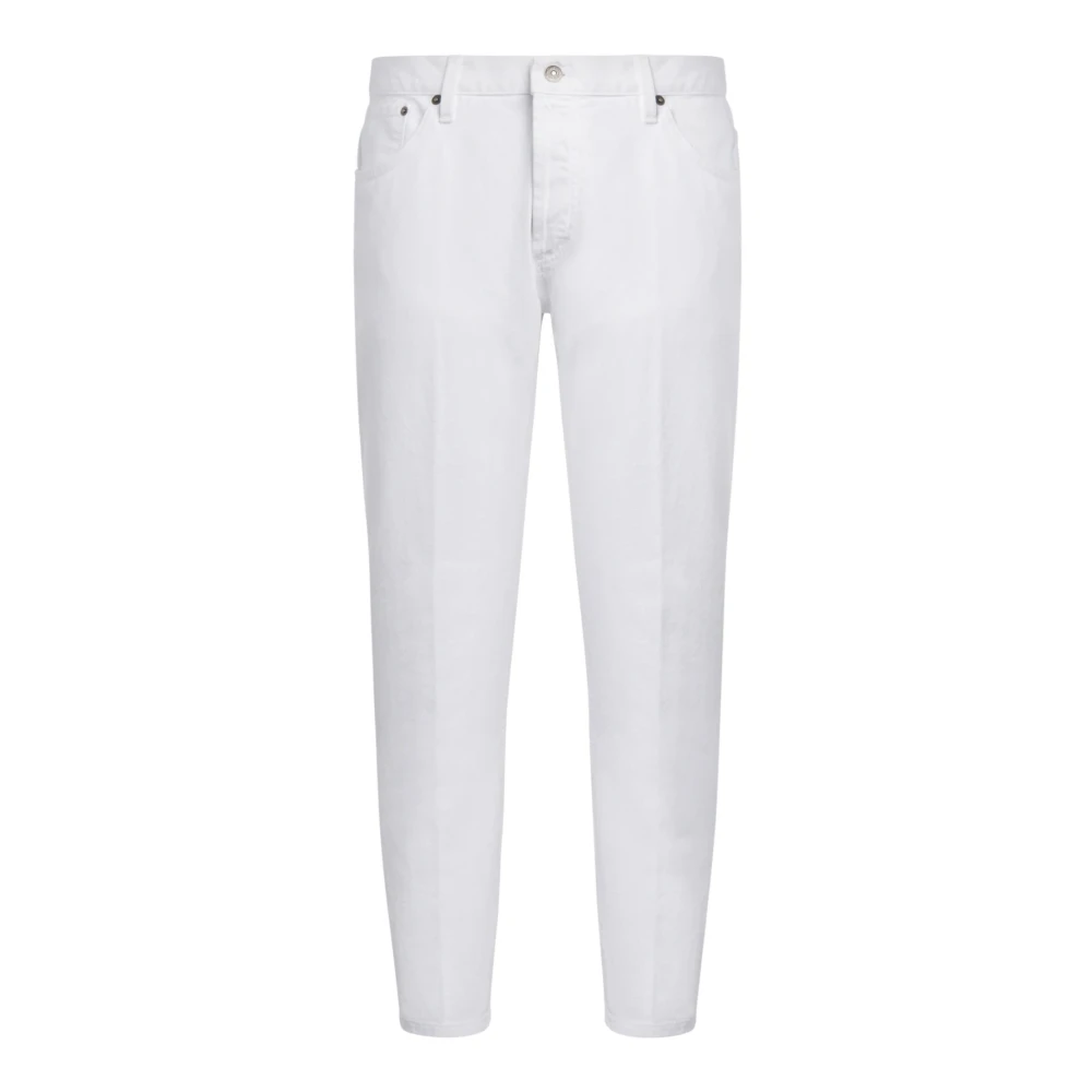 Dondup Men's White Brighton Jeans - Slim Fit Jeans - W38 - Jeans