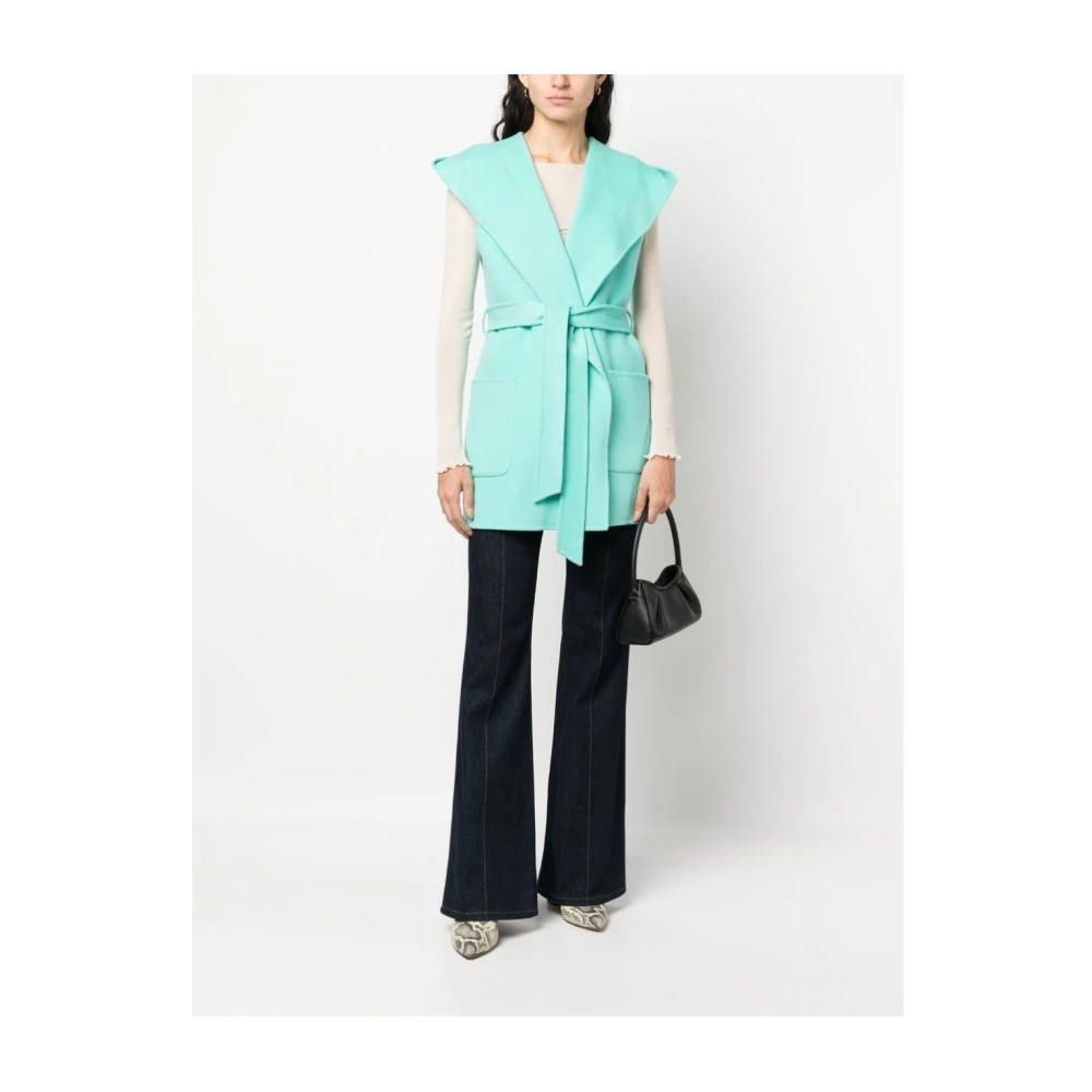 P.a.r.o.s.h. Lam23 Gilet Vest Green Dames