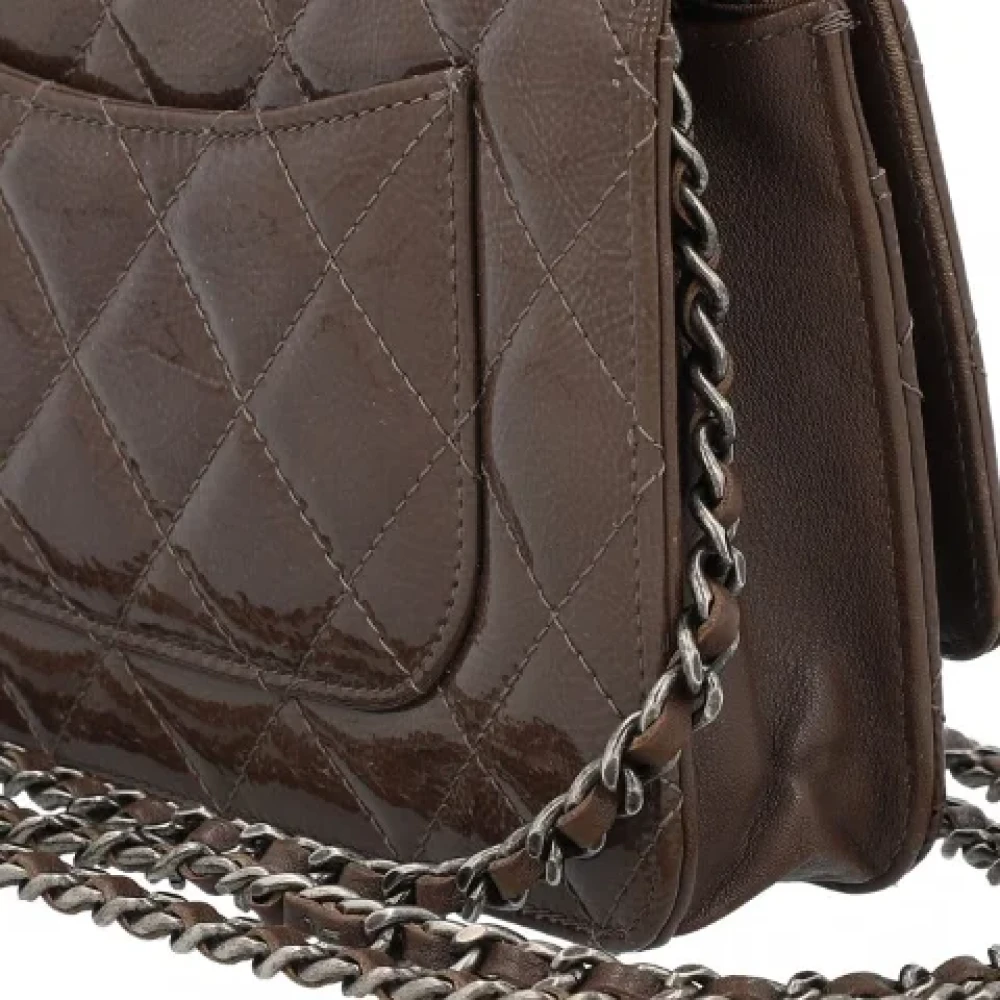 Chanel Vintage Pre-owned Leather crossbody-bags Red Dames