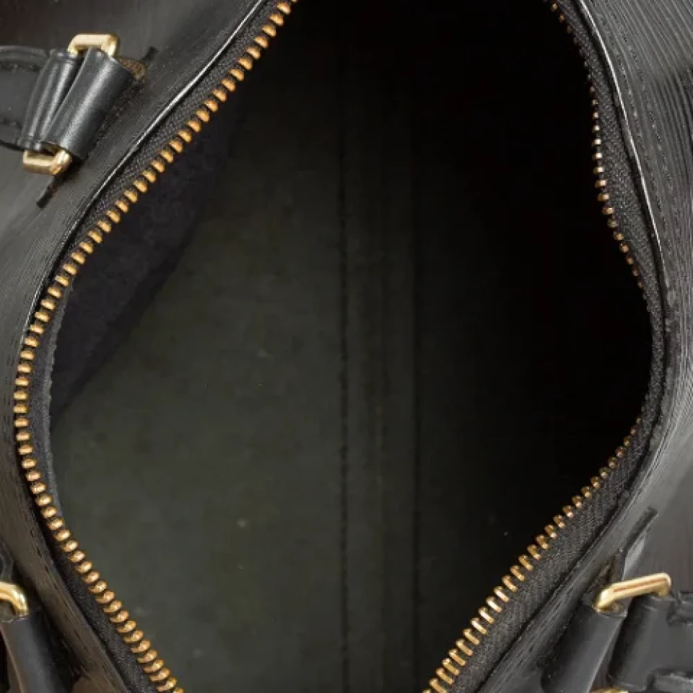 Louis Vuitton Vintage Pre-owned Leather handbags Black Dames