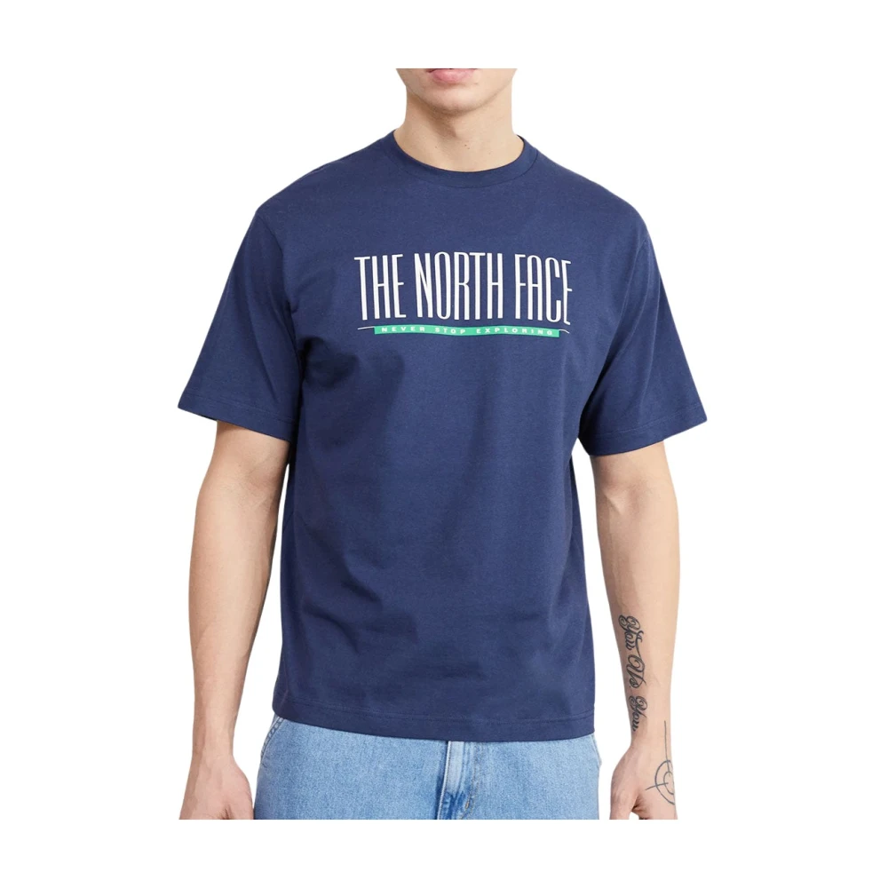 The North Face T-Shirts Blue Heren