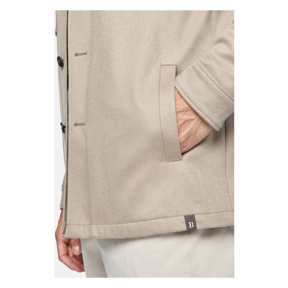 Boggi Milano Link Shirt Jacket Blue Heren