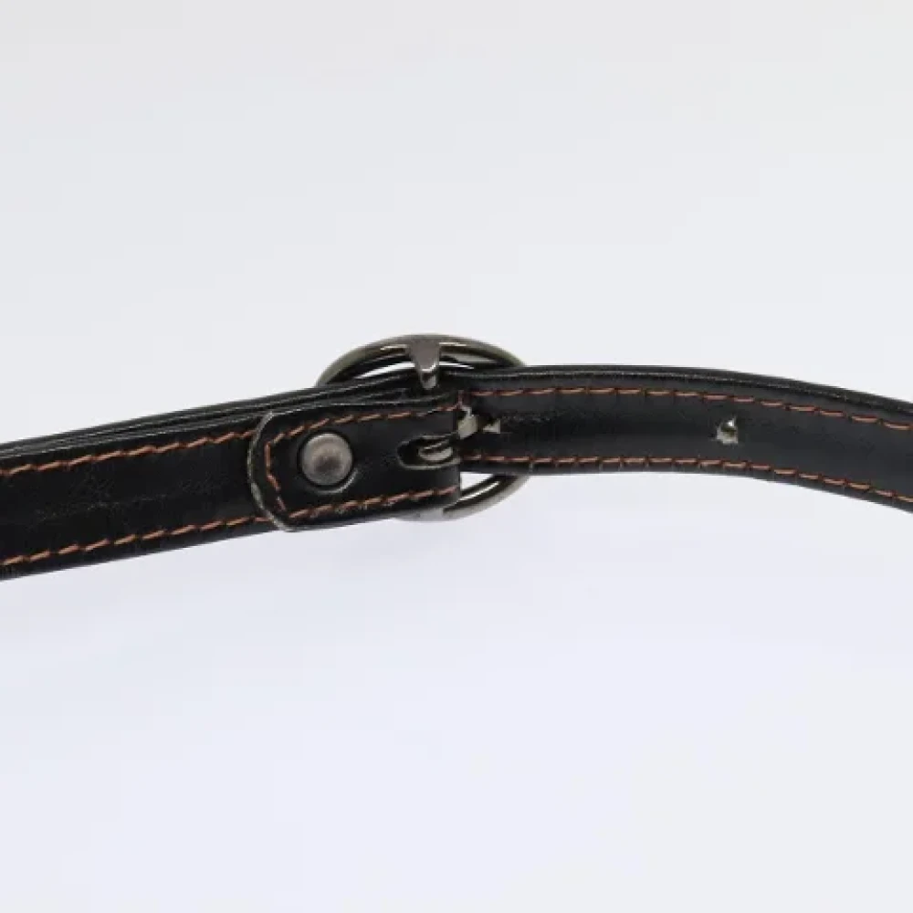 Bally Pre-owned Leather shoulder-bags Black Dames
