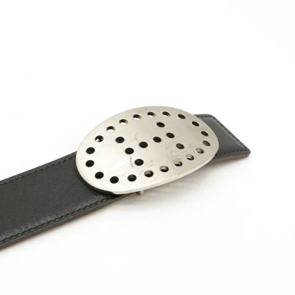 Hermès Vintage Pre-owned Leather belts Black Dames