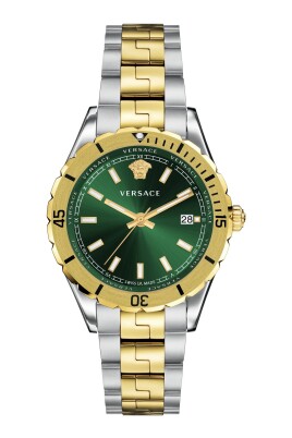 analog-date-quartz-watch-green-stainless-steel