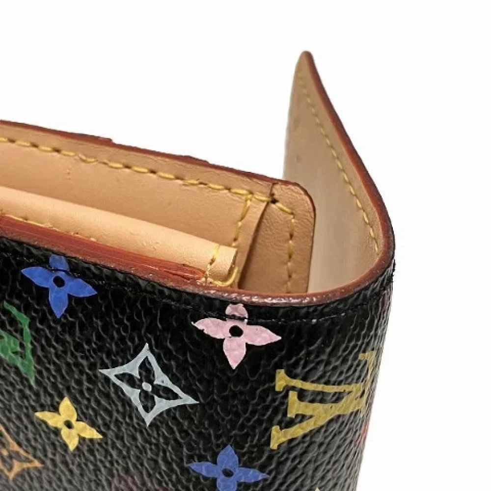 Louis Vuitton Vintage Pre-owned Canvas wallets Black Dames